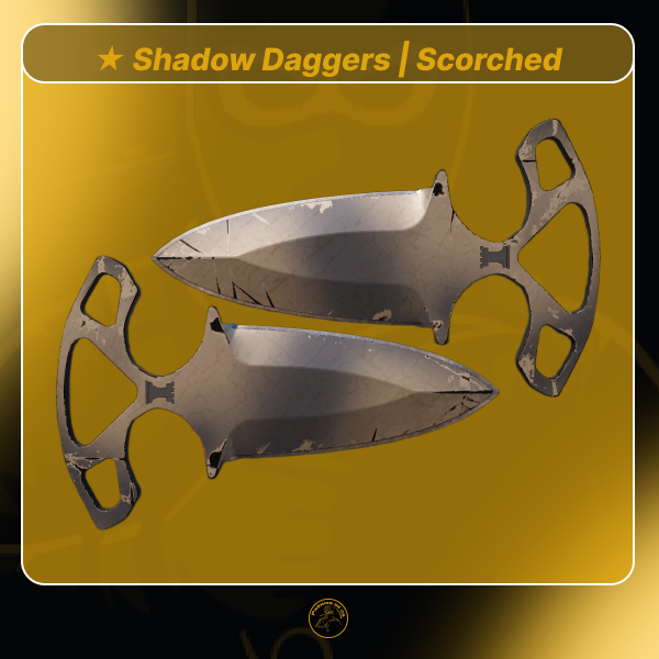  — ★ Shadow Daggers | Scorched (Field-Tested)